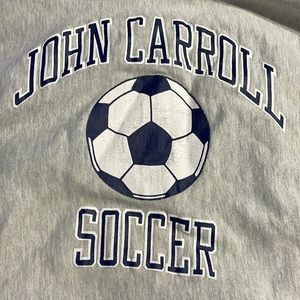 Vintage John Carroll soccer crewneck